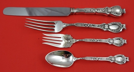 Dinner 4-pc Setting availability based on stock listed below - Du Barry by Durgin - Sterling